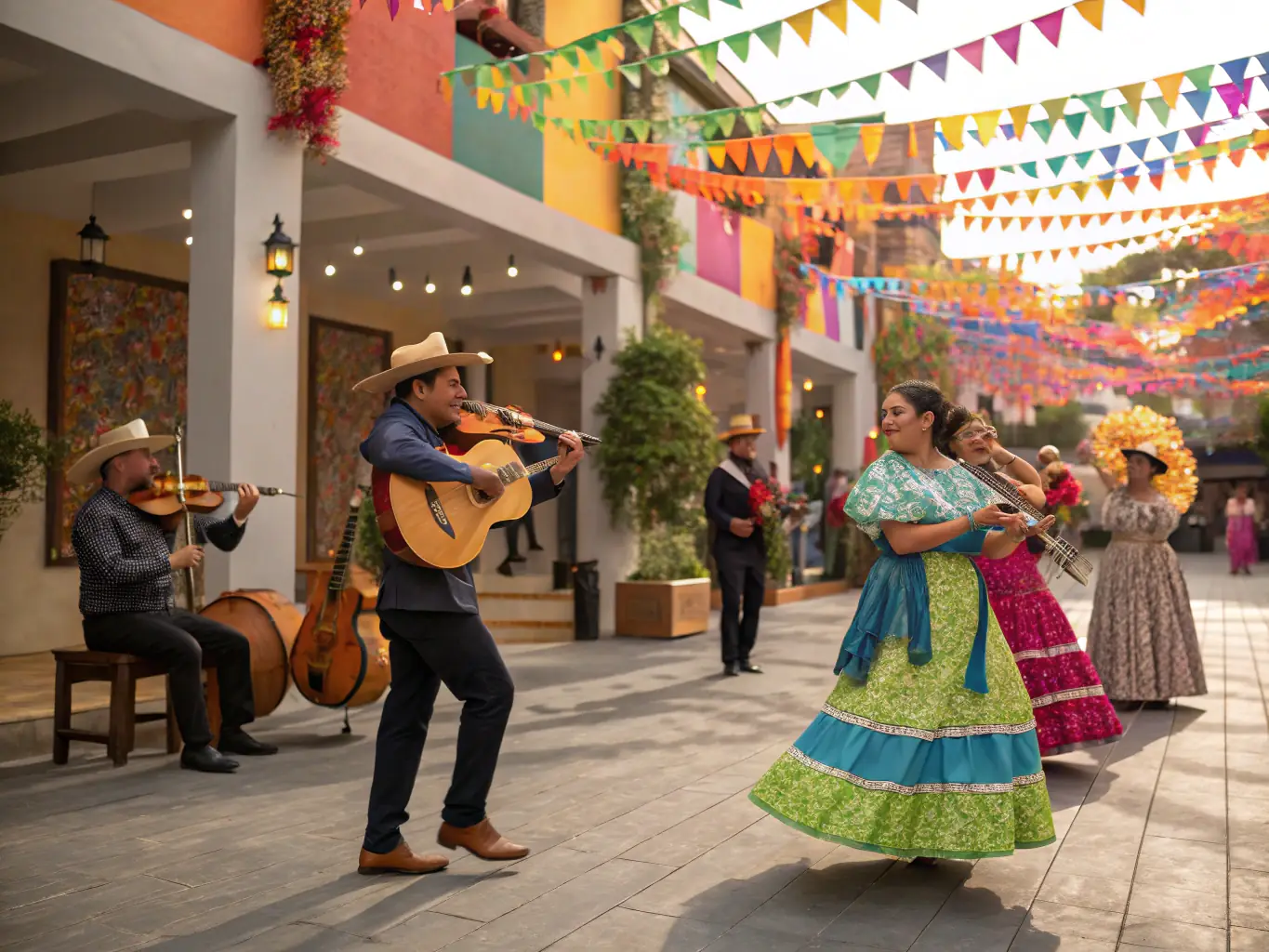 A vibrant cultural event at the CDCC, featuring local artists and performers, celebrating the district's cultural heritage and promoting community engagement.